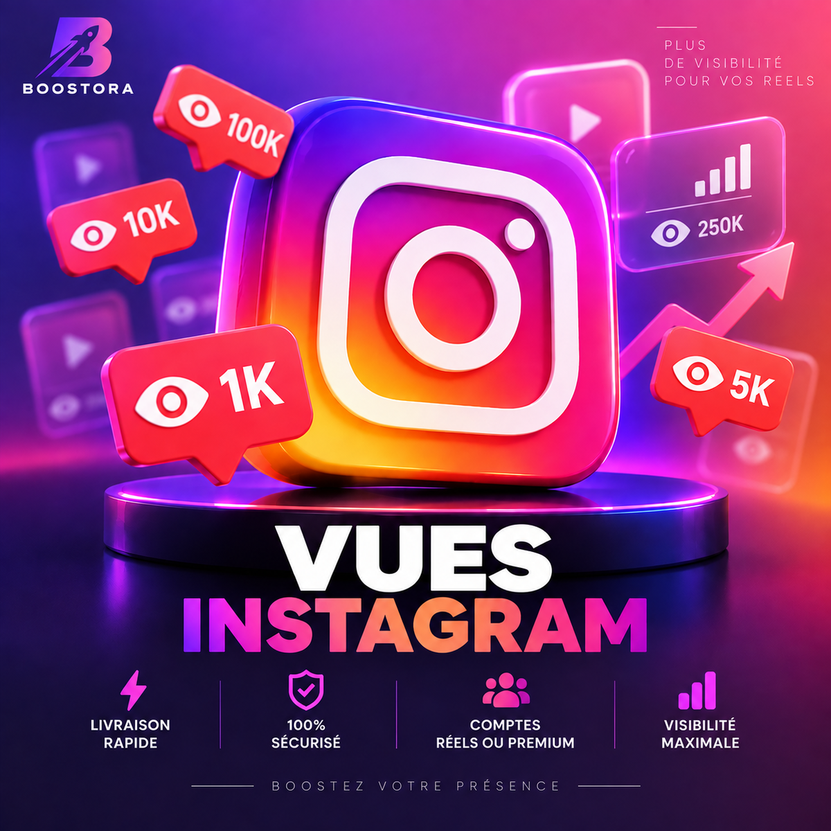 Vues Instagram