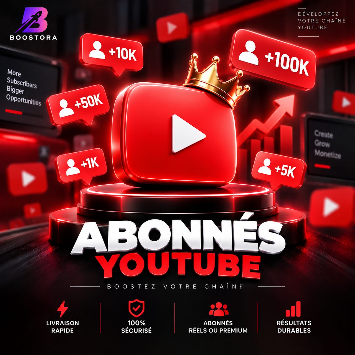 Abonnés YouTube