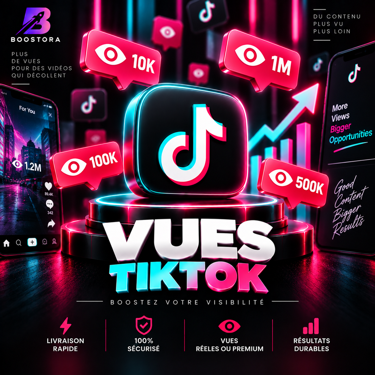 Vues TikTok